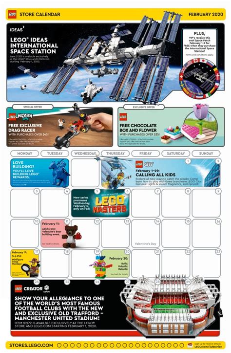 Lego August 2021 Calendar